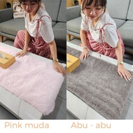 AESTHETIC RASFUR Fur Tablecloth / Fur Base Table Decoration Table Cloth Table Cover