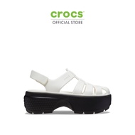 CROCS รองเท้าแตะผู้ใหญ่ STOMP FISHERMAN SANDAL รุ่น 2099380WV - CHALK