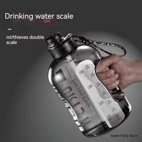 1.7L/2.7L Portable Large Capacity Water Bottle Sports Gym Water Kettle for Camping Men Women Leakpro