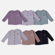 KISHI KNIT CARDIGAN - Cardigan Premium Anak Cardigan Knit Waffle Uniqlo Atasan Anak Murah Berkualita