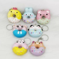 GANTUNGAN Squishy Toy SQUISHY DONUT Keychain