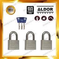 ALDOR 50mm x 3pcs A88 Key Alike Heavy Duty Padlock AntiRust Padlock