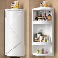 Spice Rack Kitchen Seasoning Holder 360° Rotating Seasoning Condiments Storage Organizer Bottle Set