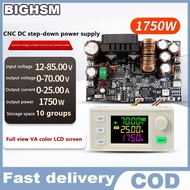 BIGHSM XY7025แปลงไฟฟ้ามี25A 1750W ระบบ CNC มีเสถียรภาพตัวแปลงแหล่งจ่ายไฟ CC CV แรงดันคงที่โมดูล step