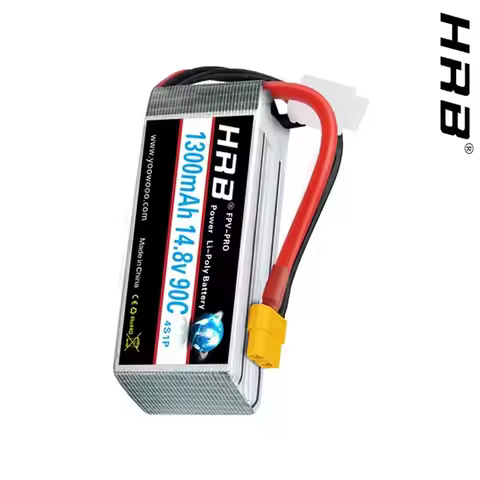 HRB 2S 3S 4S 5S 6S Lipo Battery 7.4V 11.1V 14.8V 22.2V 2000mah 5000mah 6000mah 1500mah RC Airplane F
