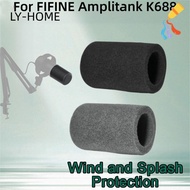 LIAOYING 1pcs Mic Windscreen Cover, Replacement Flocked Sponge Foam Microphone Cover, Windproof Nois