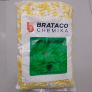 Brataco Cangkang bubuk puyer Kapsul Kosong size: 00 - 0 - 1 - 2 - 3 -