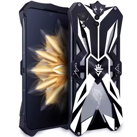 Powerful Shockproof Metal Armor Case For Asus Rog Phone 9 Pro,8 Pro,7 Ultimate / Rog 6 / ROG 5 Alumi