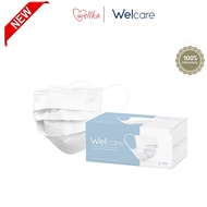 Welcare เวลแคร์ mask หน้ากากอนามัยผู้ใหญ่ Level 1 แบบกล่องบรรจุ 50 ชิ้น