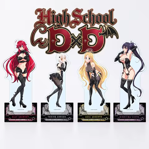 High School DxD Rias Gremory Toujou Koneko Asia ArgentoHimejima Akeno 15CM Anime Acrylic Stand keych