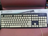 絕版良品輕微泛黃 LOGITECH 羅技K310可水洗 USB鍵盤 雷射印刷 隨插即用 防水鍵盤 拍室格