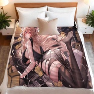 Azur Lane Anchorage Flannel Blanket For Sofa Couch Bedspread Lightweight Throw Blanket For Living Ro