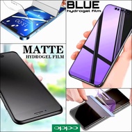 LAYAR Hydrogel screen protector blue matte clear oppo Reno 10 pro+ 12f pro find 7 Reno 13 pro a5 pro