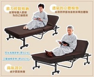近全新 Simple Life 免組裝增高型電動折疊床 電動床 單馬達 折疊床 租屋 訪客電動增高型波浪棉折疊床-高反發支撐14段收納折疊床 展開尺寸(97.5x203x61含扶手) 自取板橋