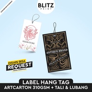 Label Hang Tag Custom, Label Baju Custom, label merek baju, price tag