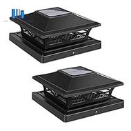 Solar Post Cap Lights Outdoor Deck Fence Post Light for 3.5x3.5 5.5x5.5 Wooden Vinyl Posts Patio Gar