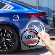 【Ready Stock】1PC Car Fuel Tank Cap Sticker Car Styling Decoration Decals Automotive Goods For Audi A