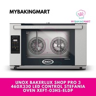 Mybakingmart | Unox BAKERLUX SHOP.Pro™ LED Electric 3 (460x330)/ STEFANIA LED Electric Oven XEFT-03HS-ELDP