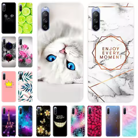 For Sony Xperia 10 IV Case Cover 1 IV Soft Silicone Protective Clear TPU Case for Sony Xperia 1 IV C
