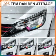 Mitsubishi Attrage light sticker, Attrage car light decal, high quality decal, waterproof, non-fadin