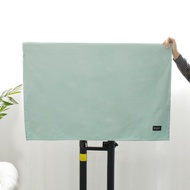 MZao Japanese-style cotton TV cover dust-proof wall-mounted LCD 32-inch 55 curved 65-inch TV dust cover