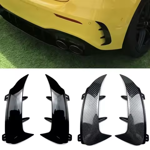 For Mercedes Benz A Class W177 A180 A200 A220 AMG Hatchback 2018-2023 Rear Bumper Splitter Air Intak