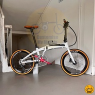 🛡️ Fnhon Tornado 22” 𝗠𝗥𝗧/𝗕𝘂𝘀-𝗳𝗿𝗶𝗲𝗻𝗱𝗹𝘆 14 Freebie 𝗟𝗶𝗴𝗵𝘁𝘄𝗲𝗶𝗴𝗵𝘁 Folding Foldable Bicycle Bike Shimano Dahon White Birdy 451