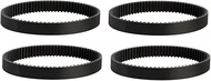 4Pcs Drive Belt Compatible with Shark NV355 NV356E NV357 NV358 NV354C NV800W NV801 UV810 HV381 HV380