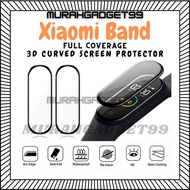 Mi Band 9 8 Pro 8 Active 6 5 4 Xiaomi Smart Watch 3D Curved Full Protective TPU Cover Screen Protect