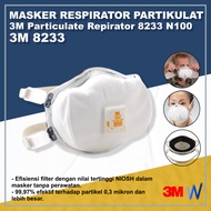 Medical Respirator Mask 3m 8233 N100 Particulate Industrial Safety Mask