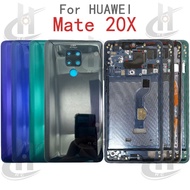 For Huawei Mate 20X 4G EVR-L29 N29 Battery Back cover Housing middle frame + Button + LCD Front fram