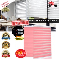 [HOME BLIND] BelleRose Korea Zebra Blinds / Langsir Bidai Korea / Width 1.5 Feet To 6 Feet / Height 