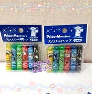 💙采庭日貨💙J737 日本製 精靈寶可夢 新品 烈空座 皮卡丘 禦三家 筆蓋 鉛筆蓋 鉛筆保護套 文具用品 6入組