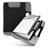New Tech <br>Black Clipboard with Storage Plastic Clipboard Storage Case with Handle Storage Constru