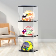 ST-🚤Household Storage Box Motorcycle Clothes Hook Rack Helmet Floor-Standing Storage Shelf Hat Helmet Storage Cabinet VL