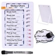 1Set for Kids,Reusable to Do List Board My Chores Magnetic Dry Erase  Board ABS