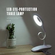 Table Lamps Study Lamp Rechargeable Clip-on Lamp 3 Modes Desk Lamp Study Lights LED Touch Eye-Protection lamp