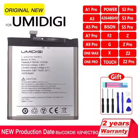 Original Replacement Battery For Umi UMIDIGI A1/A3/A5/A7/A9 /ONE MAX/BISON/F2/G/X/S2/S3/S5/TOUCH/Z/Z