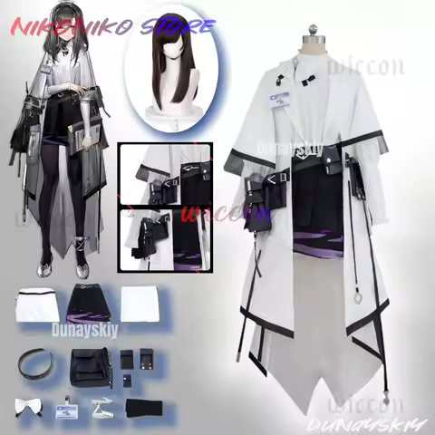 Priestess Cosplay Clothing Game Character Costume Doctor Women's Clothing Full Set Game Arknights Co