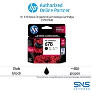 HP 678 Black Original Ink Advantage Cartridge CZ107AA - HP Deskjet Ink Advantage 4645 e-AIO/ 3545 e-