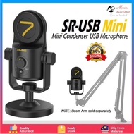 7RYMS SR-USB MINI Desktop Cardioid Condenser USB Microphone Studio Mic Pickup Built-in Pop Filter