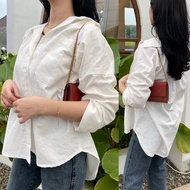 KEMEJA OVERSIZE LINEN SHIRT OVERSIZE SHIRT PLAIN SHIRT PLAIN SHIRT LINEN SHIRT WOMEN'S SHIRT OVERSIZ