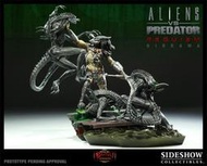現貨SIDESHOW BenToy AVP Alien VS Predator異形大戰終極戰士場景雕像SC-200002
