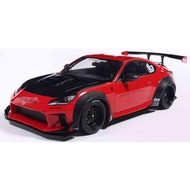 Solido (SOLIDO) 1/18 Toyota GR86 Liberty Walk Body Kit 2024 (Red), Fully Assembled Model, S1813605Di