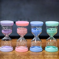 Decompression Glass Hourglass Time Management Timer 3/20/25/30/40/60 Minutes Glitter Bottle Decorati
