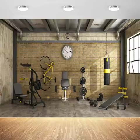 Gym Photography Backdrop Gym Equipment Poster Sports Fitness Room Background Gym Poster Party Home F