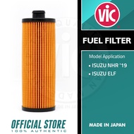 VIC Oil Filter Element Type O-587 ISUZU NHR 4JZ1 2019-, ISUZU ELF 4JZ1