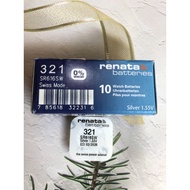 Genuine Swiss Renata SR616SW - 321 silver silver SR616SW watch battery 616 - 321 Renata
