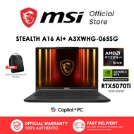 MSI Stealth A16 AI+ Copilot+ PC Laptop - AMD Ryzen AI 9 HX Processor - NVIDIA GeForce RTX 5070Ti Gra