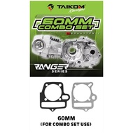TAIKOM RACING GASKET SET ONLY 60MM WITH ENGINE CRANKCASE CYLINDER HEAD COMBO GASKET For RANGER EX5 C